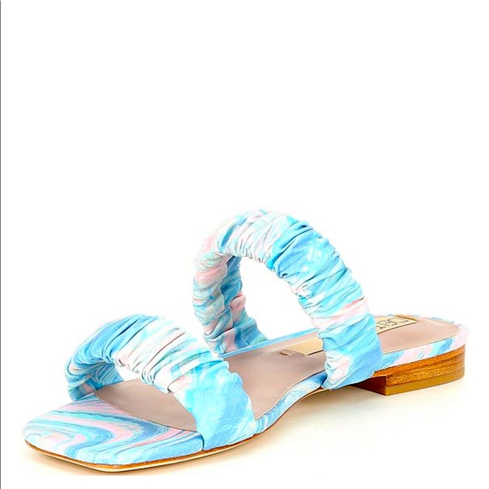New Deltan Cora Printed Two Band Sandals - Picture 4 of 16